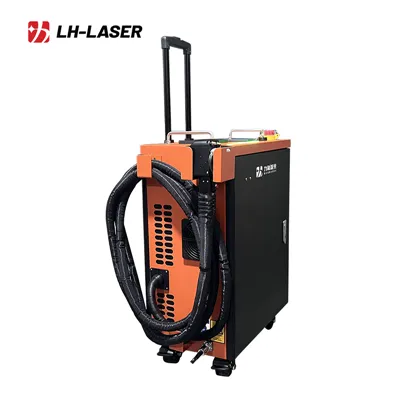 300W Arabalı Tip Darbeli Lazer Temizleme Makinesi